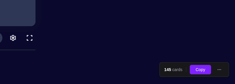 QuickCards widget on a Quizlet set page